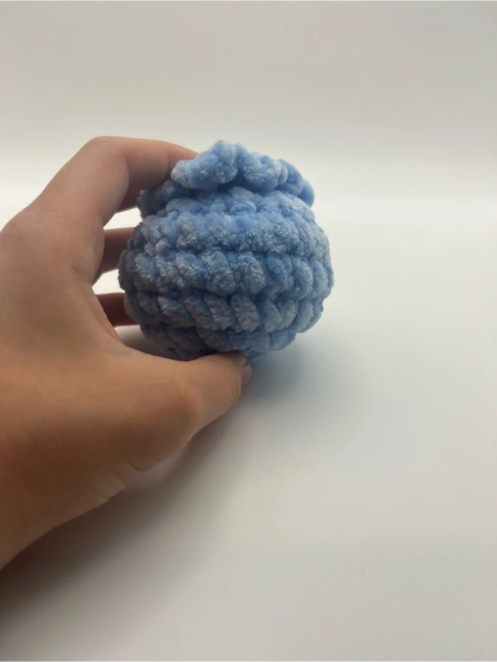 Crocheted mini blueberry